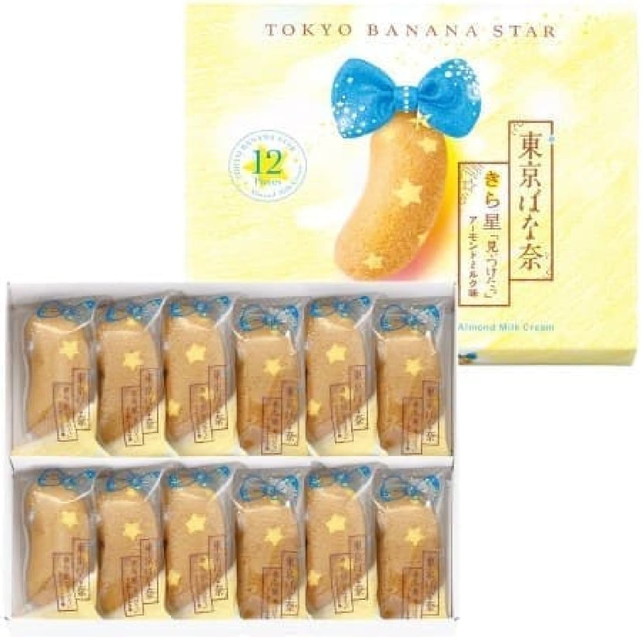 Grapestone "Tokyo Banana Kiraboshi'Mitsuketta'almond milk flavor"