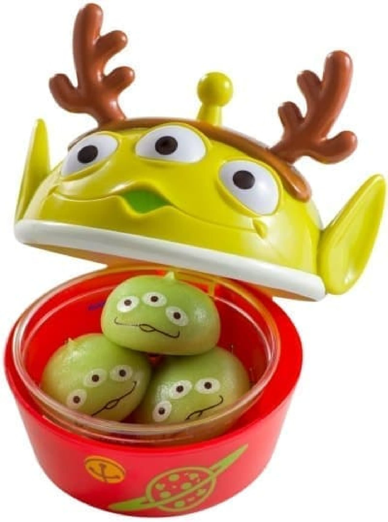 POPCORN BUCKET Little Green Men Alien Christmas TOKYO DISNEY Japan 