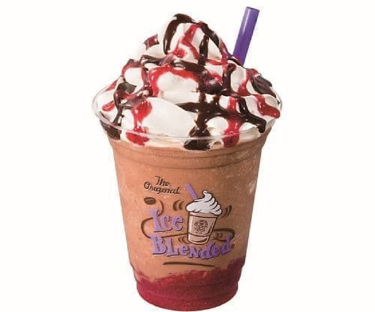 Coffee Bean & Tea Leaf "Chocolate Cranberry Ice Blended"