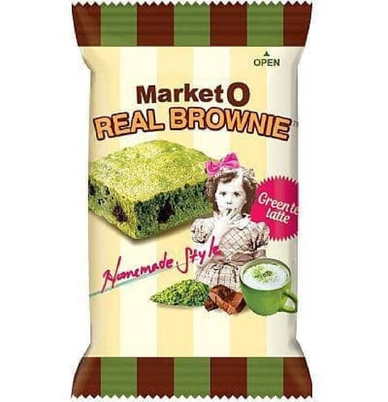 Market Or Real Brownie Green Tea Latte