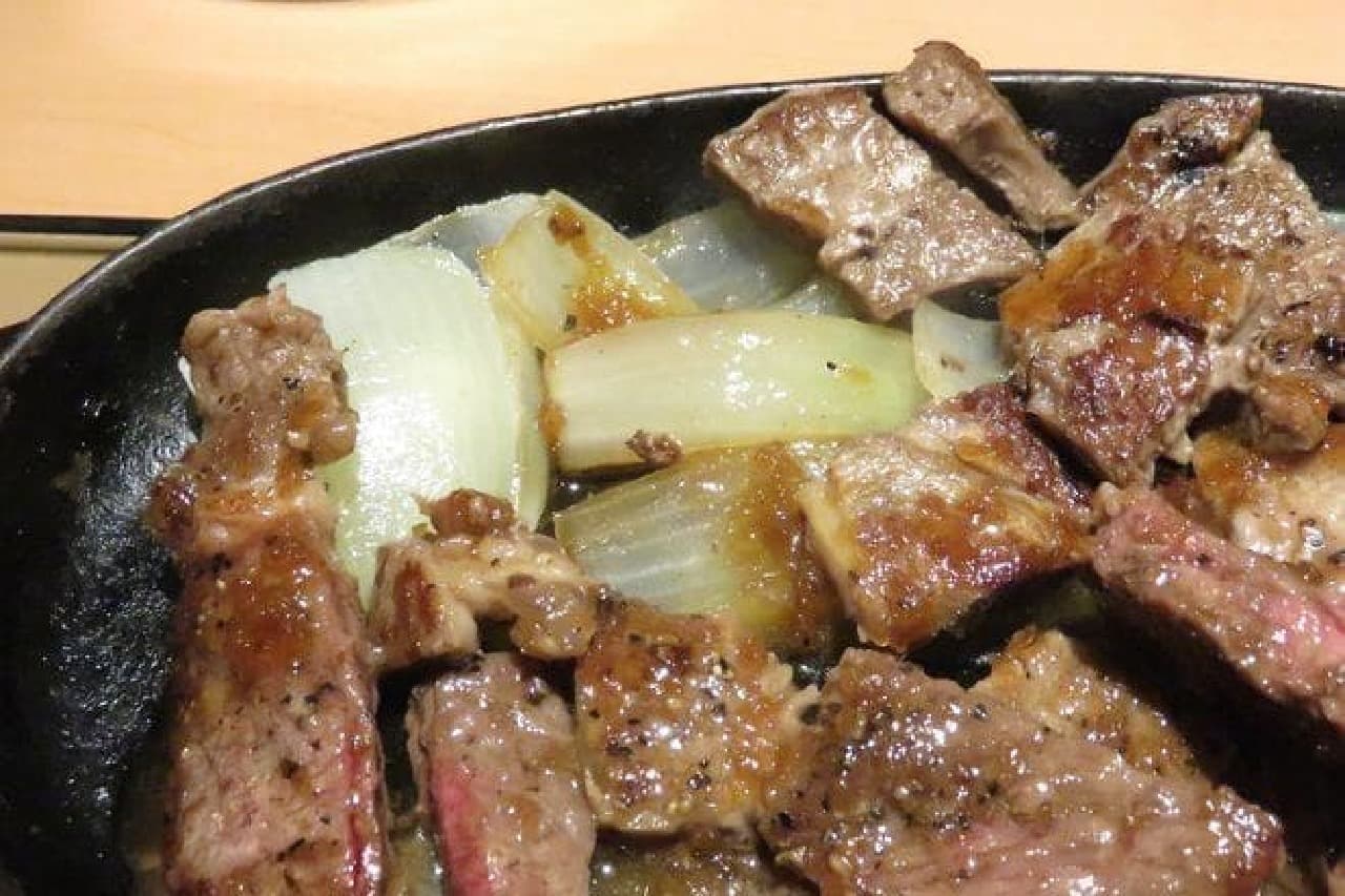 "Angus steak set meal" at Yayoiken