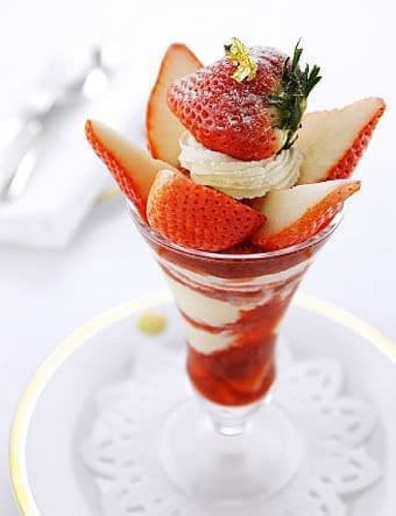 Shiseido Parlor "Mino Musume's Premium Strawberry Parfait from Gifu Prefecture"