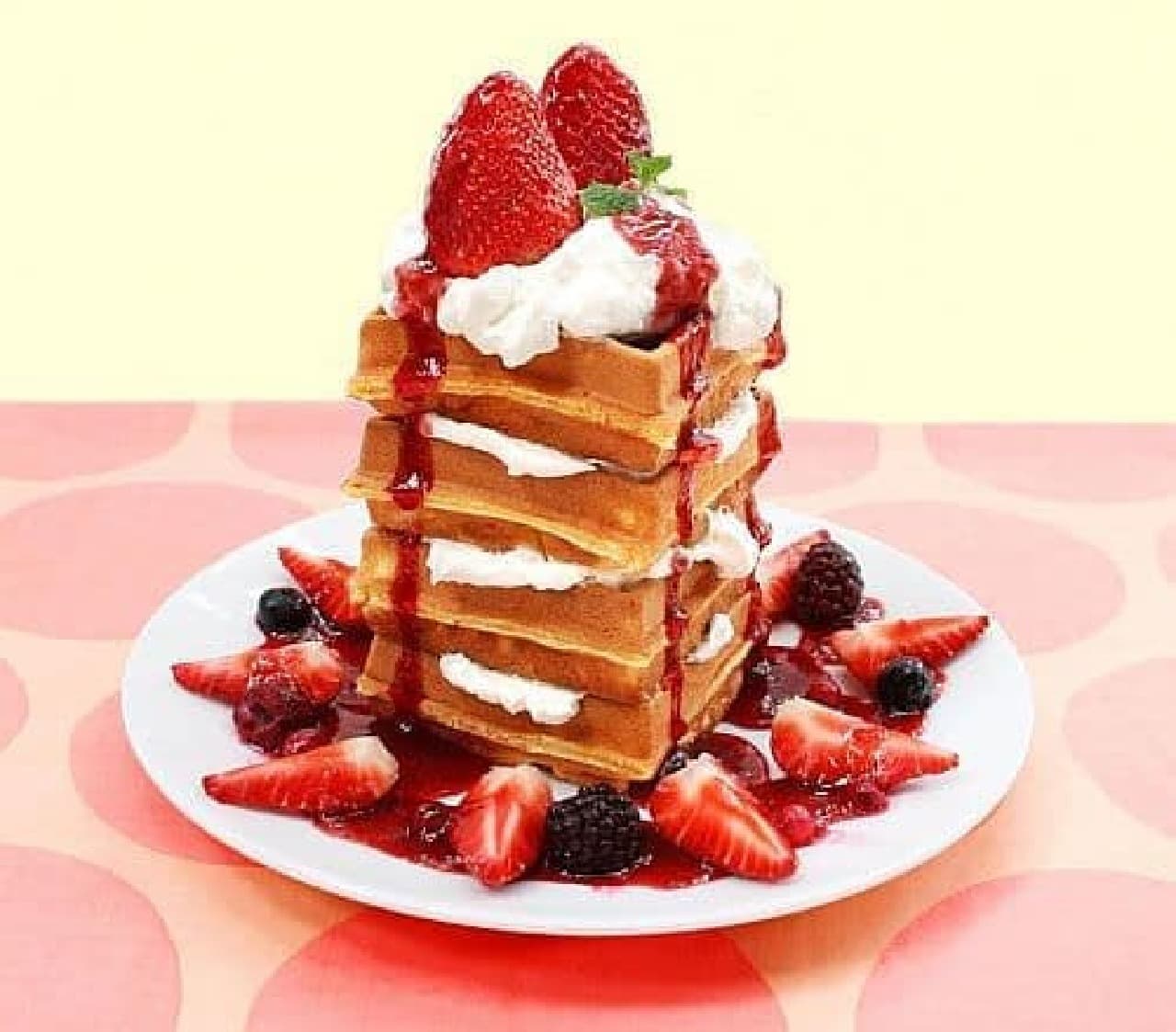 Yale L "Strawberry Waffle Tower"