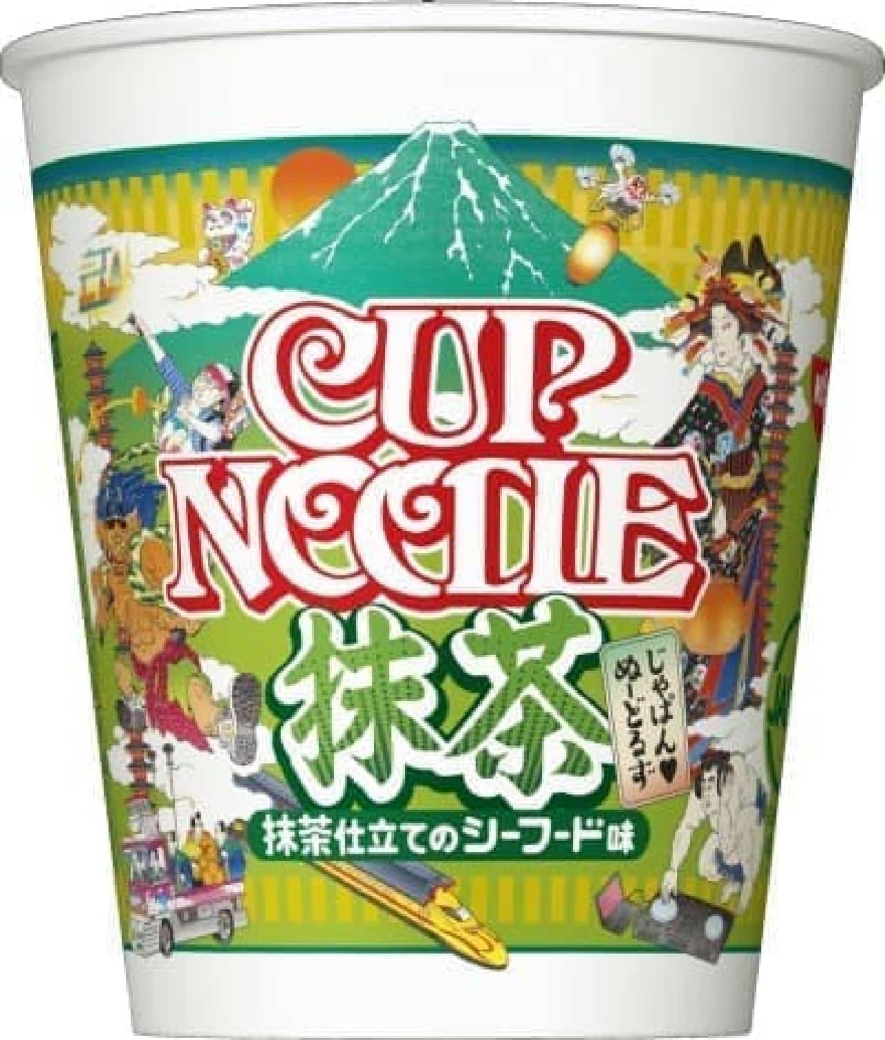 Nissin Foods "Cup Noodle Matcha Matcha Tailored Seafood Flavor"