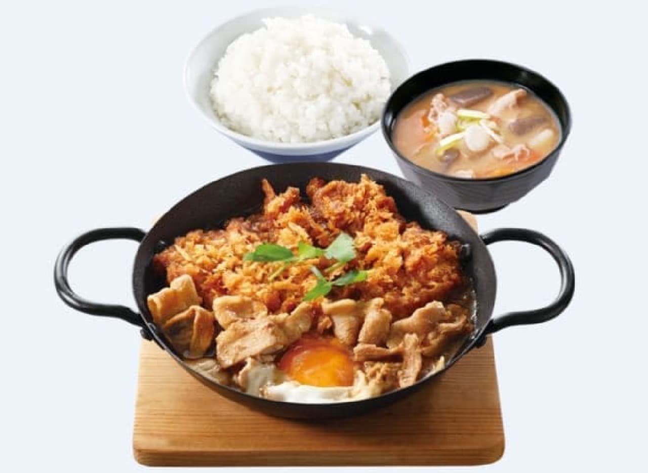 Katsuya "Pig rose chicken cutlet set meal"