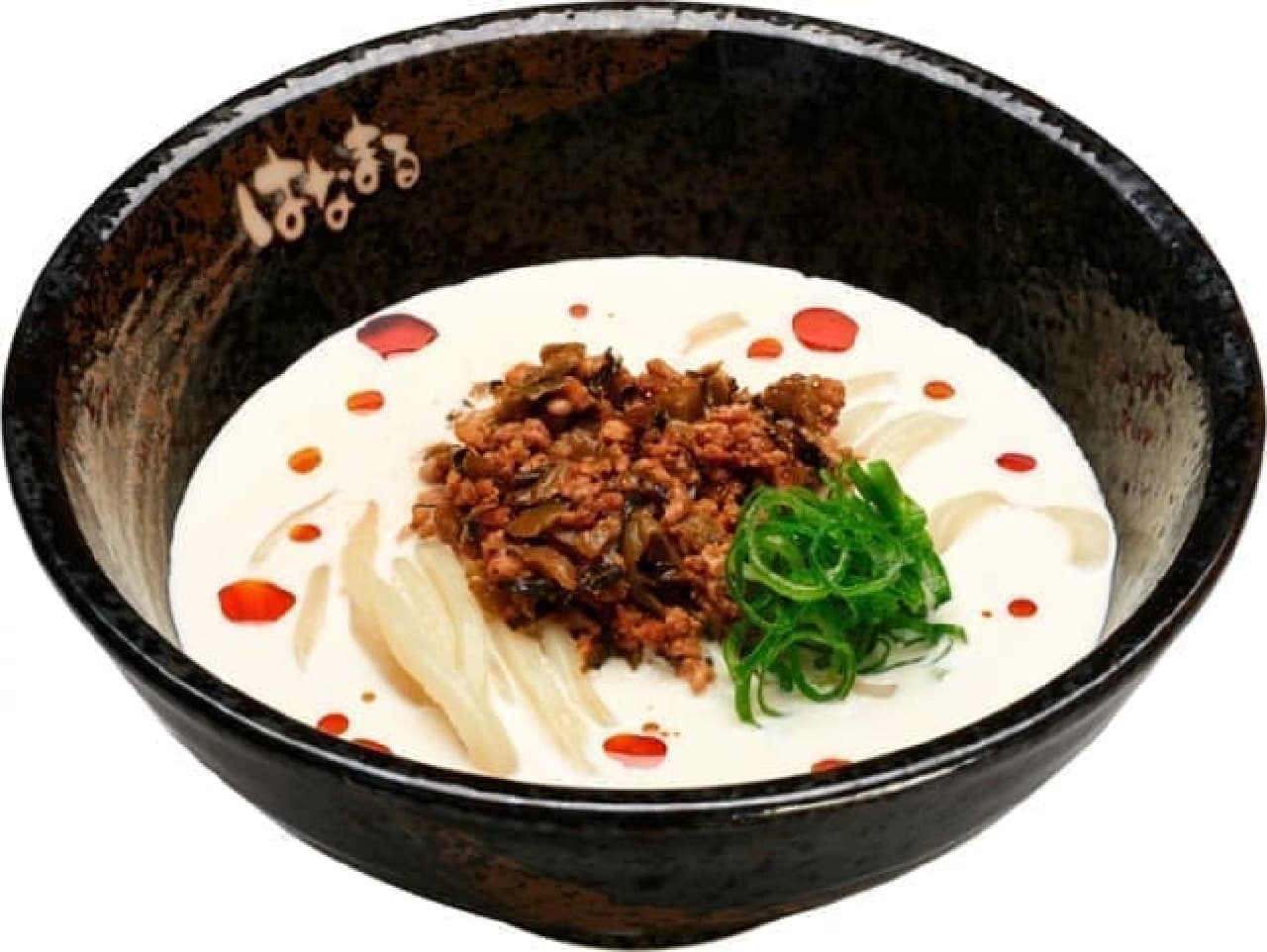 Limited time menu "rich soy milk dandan udon"