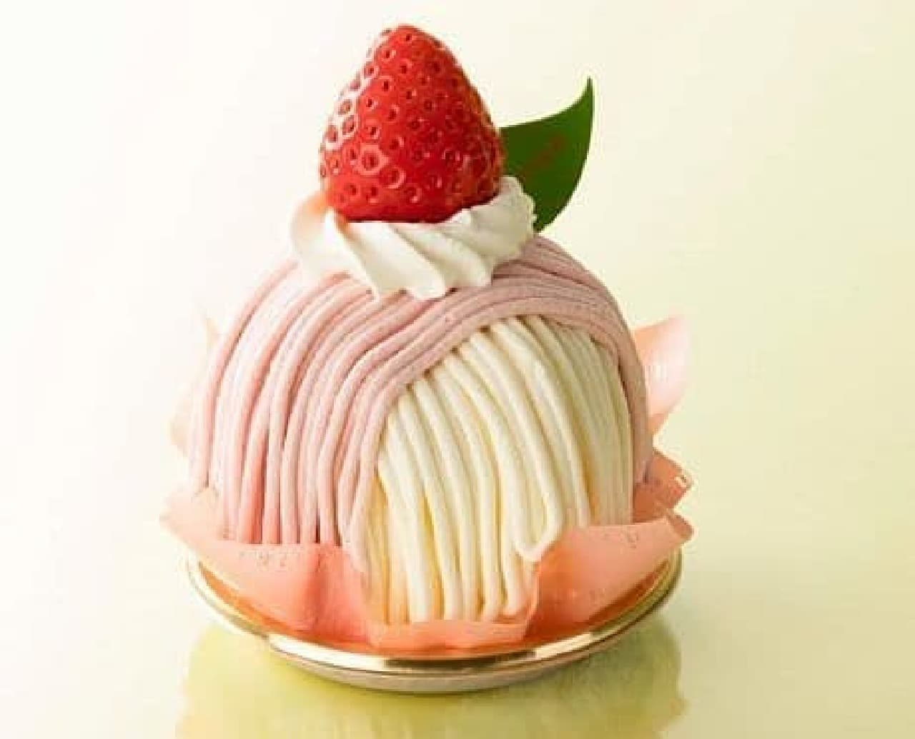 Chateraise "Strawberry and Milk Mont-Blanc