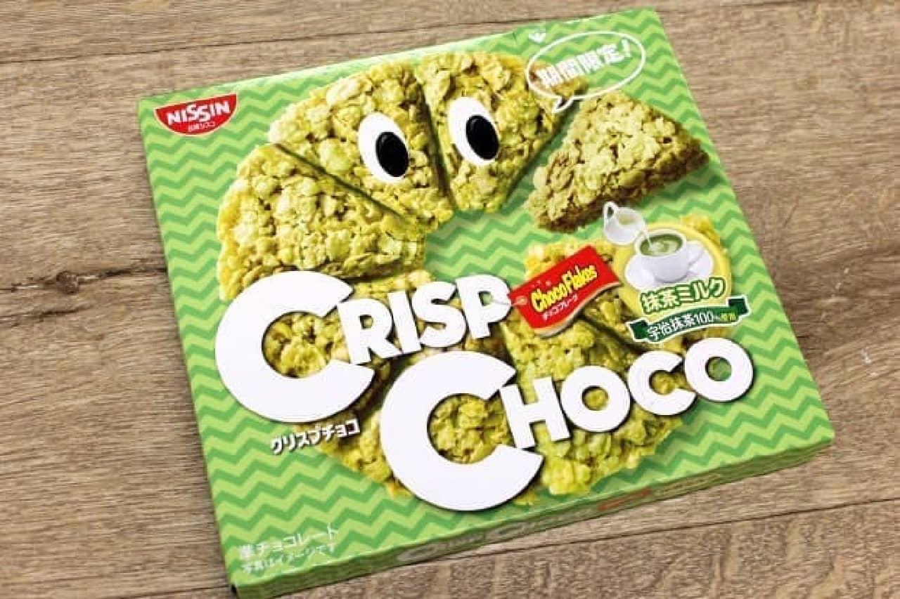 Nissin Cisco "Crisp Chocolate Matcha Milk"