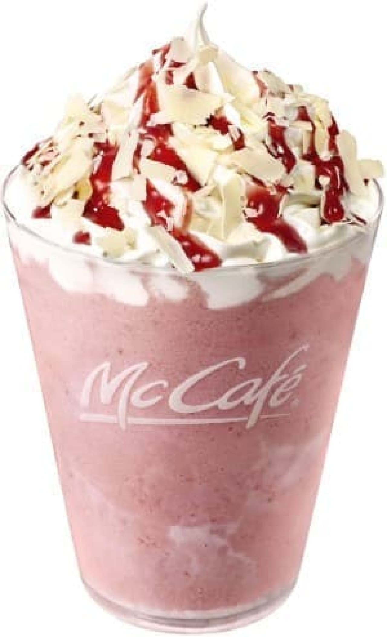 McCafé "White Chocolate Strawberry Smoothie"