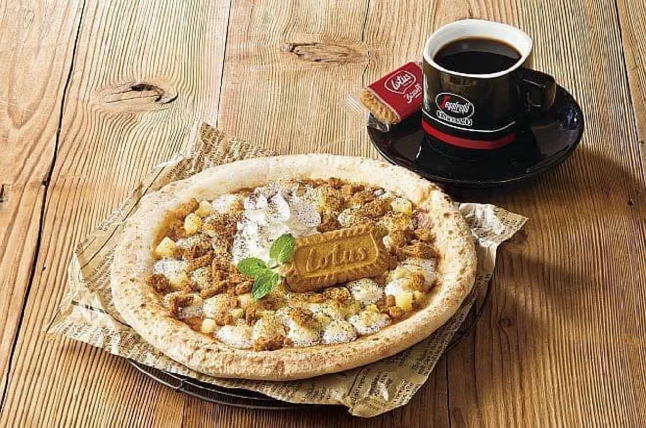 Lotus Biskov Collaboration Cafe "Marshmallow Dolce Pizza with Lotus Biskov"