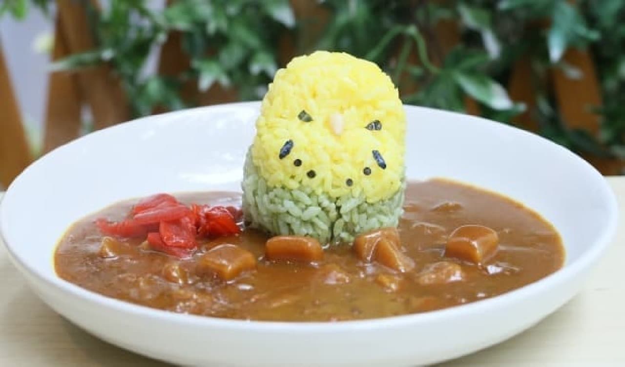 Kotori Cafe "Green Jumbo Parakeet Curry"