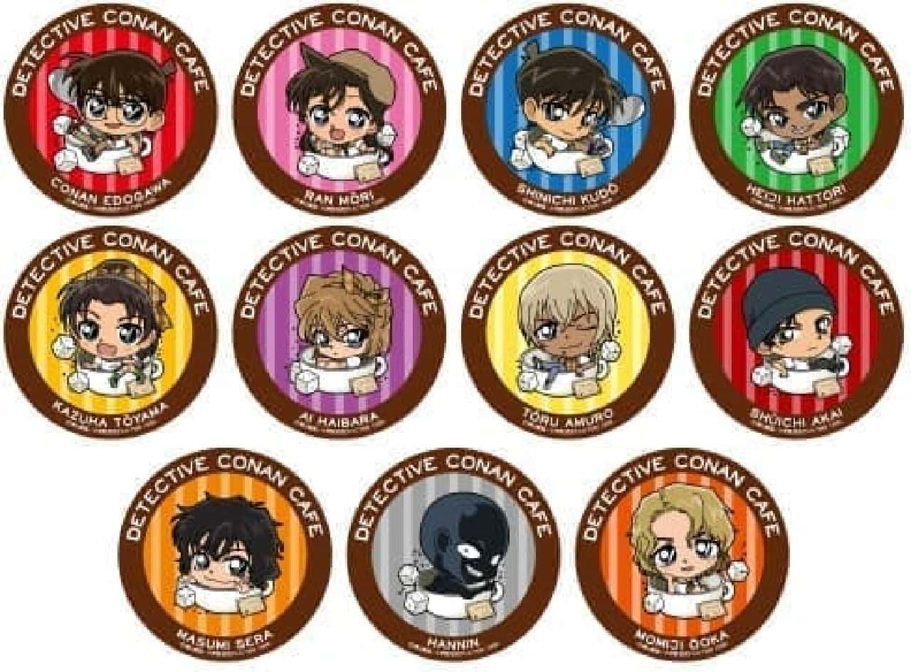 Detective Conan Cafe Drink Purchase Bonus Coaster