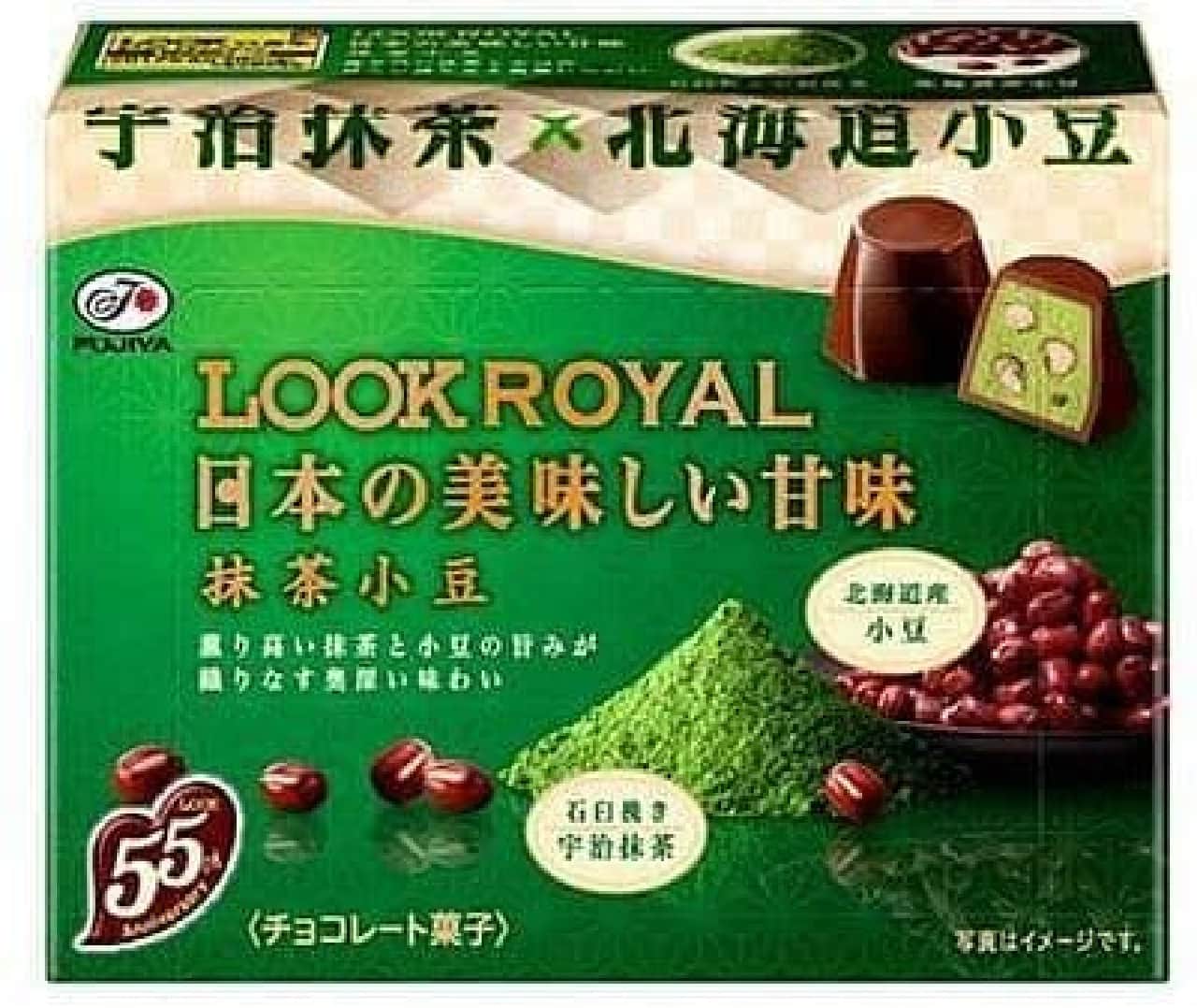 Fujiya "Look Royal (Japanese delicious sweet matcha red beans)"