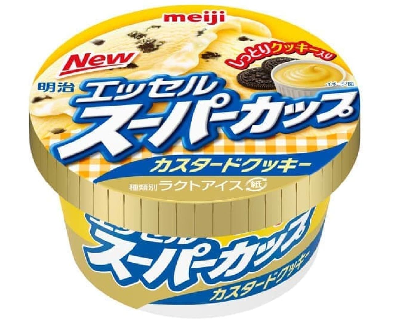 Meiji Essel Super Cup Custard Cookies