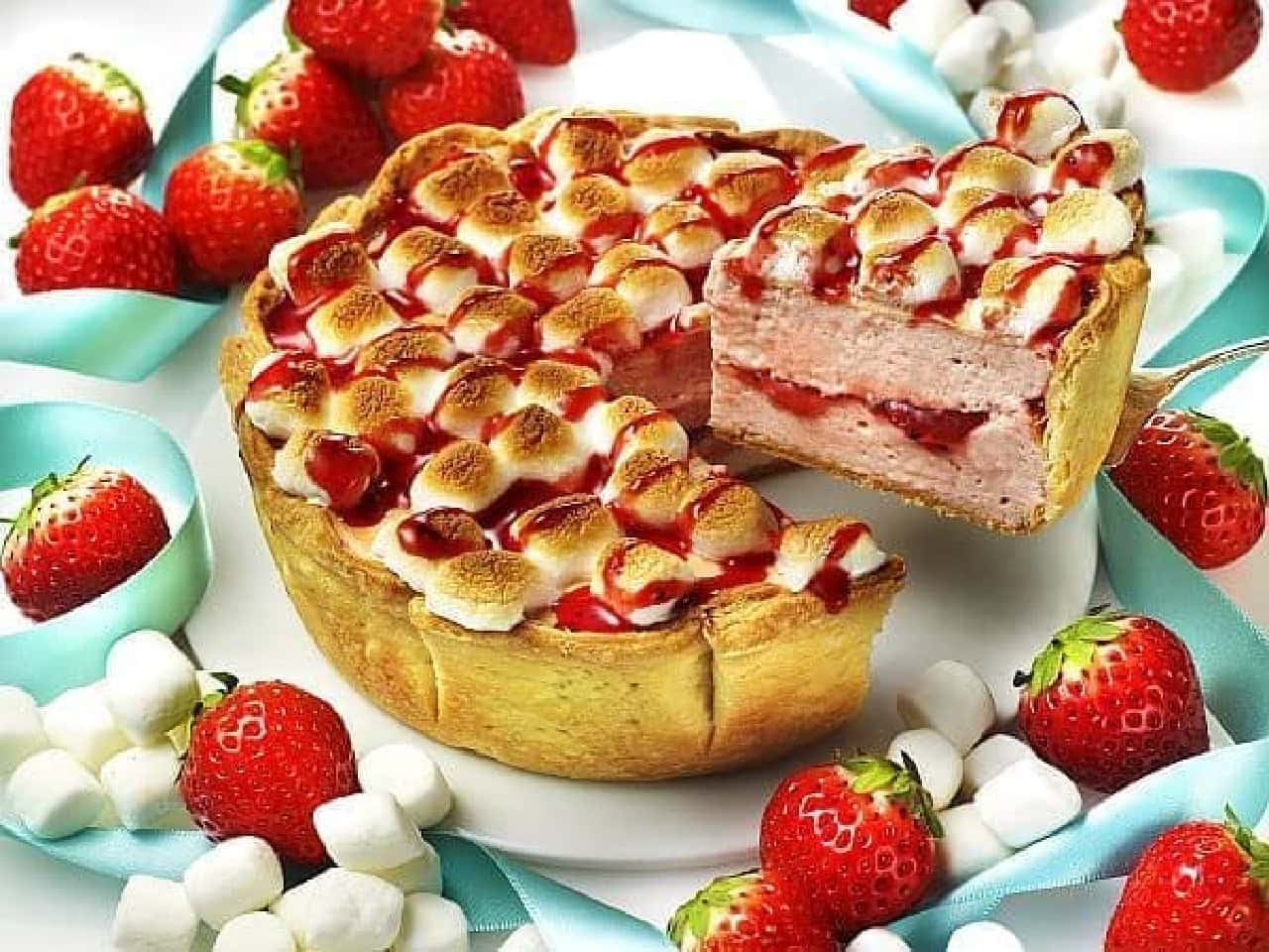 Pablo "Grilled Marshmallow Strawberry Cheese Tart"