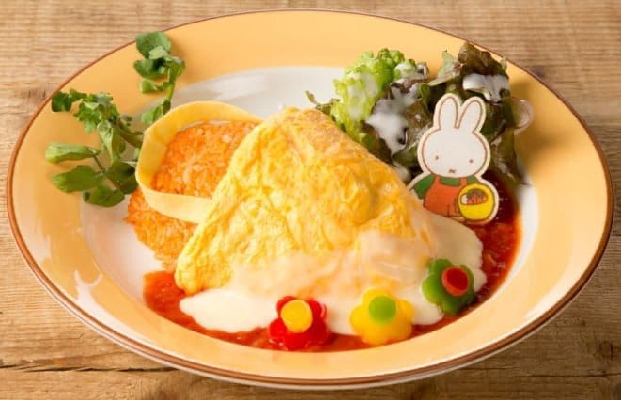 Miffy Wrecker Cafe Ikebukuro "Miffy's Omelet Rice