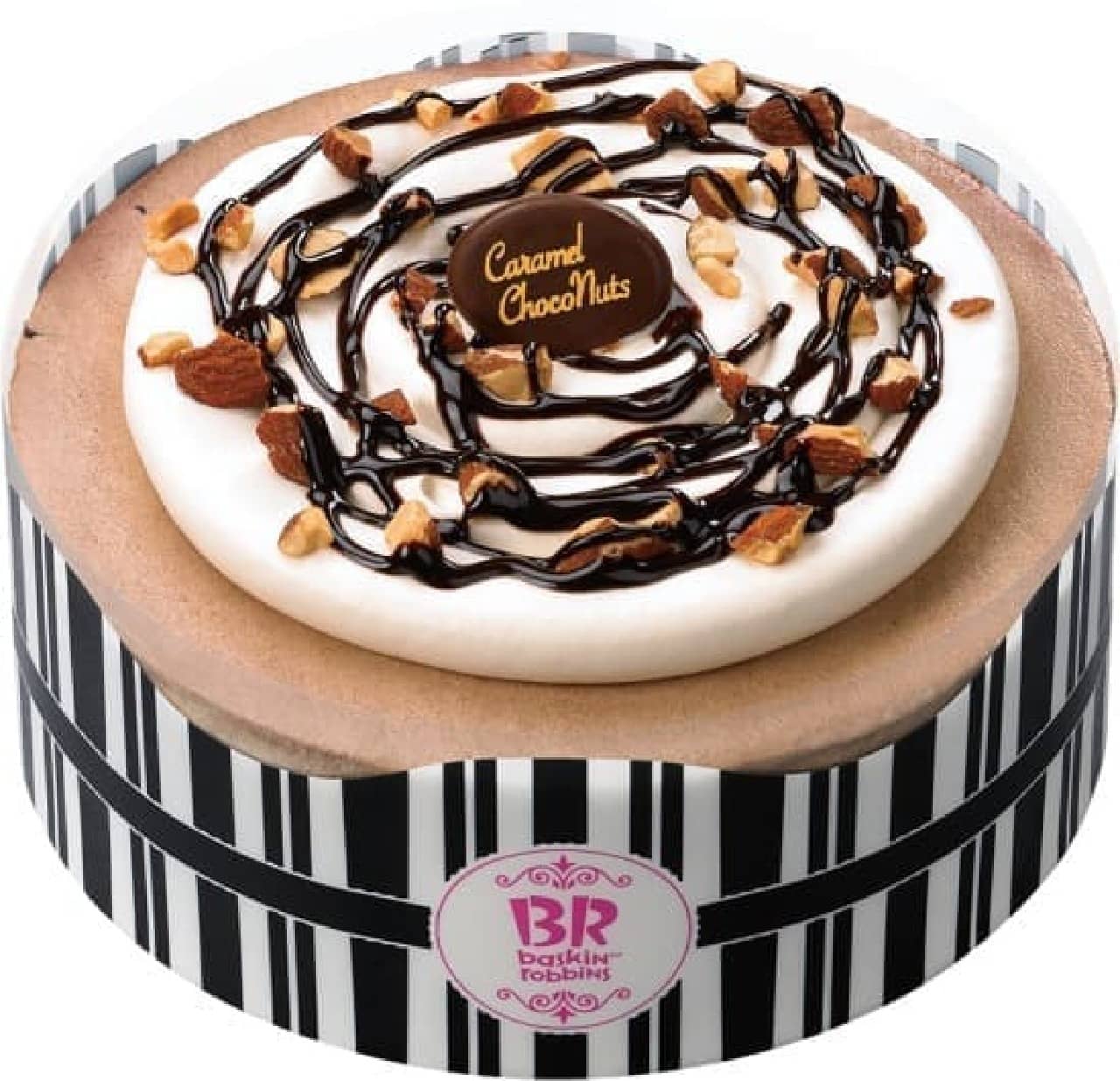 サーティワン アイスクリーム　アイスクリームケーキ「キャラメルチョコナッツ」