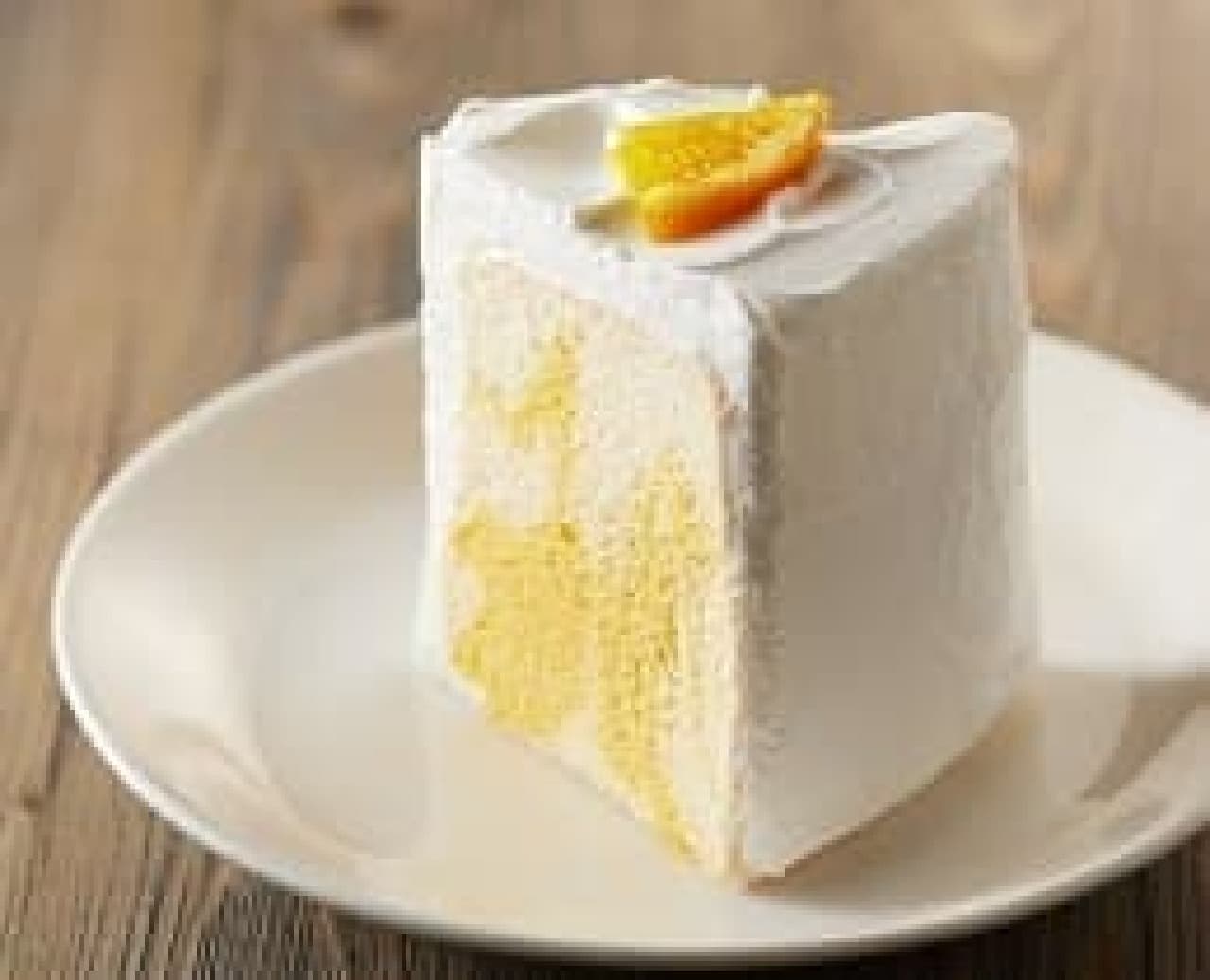 Chiffon cake marble orange