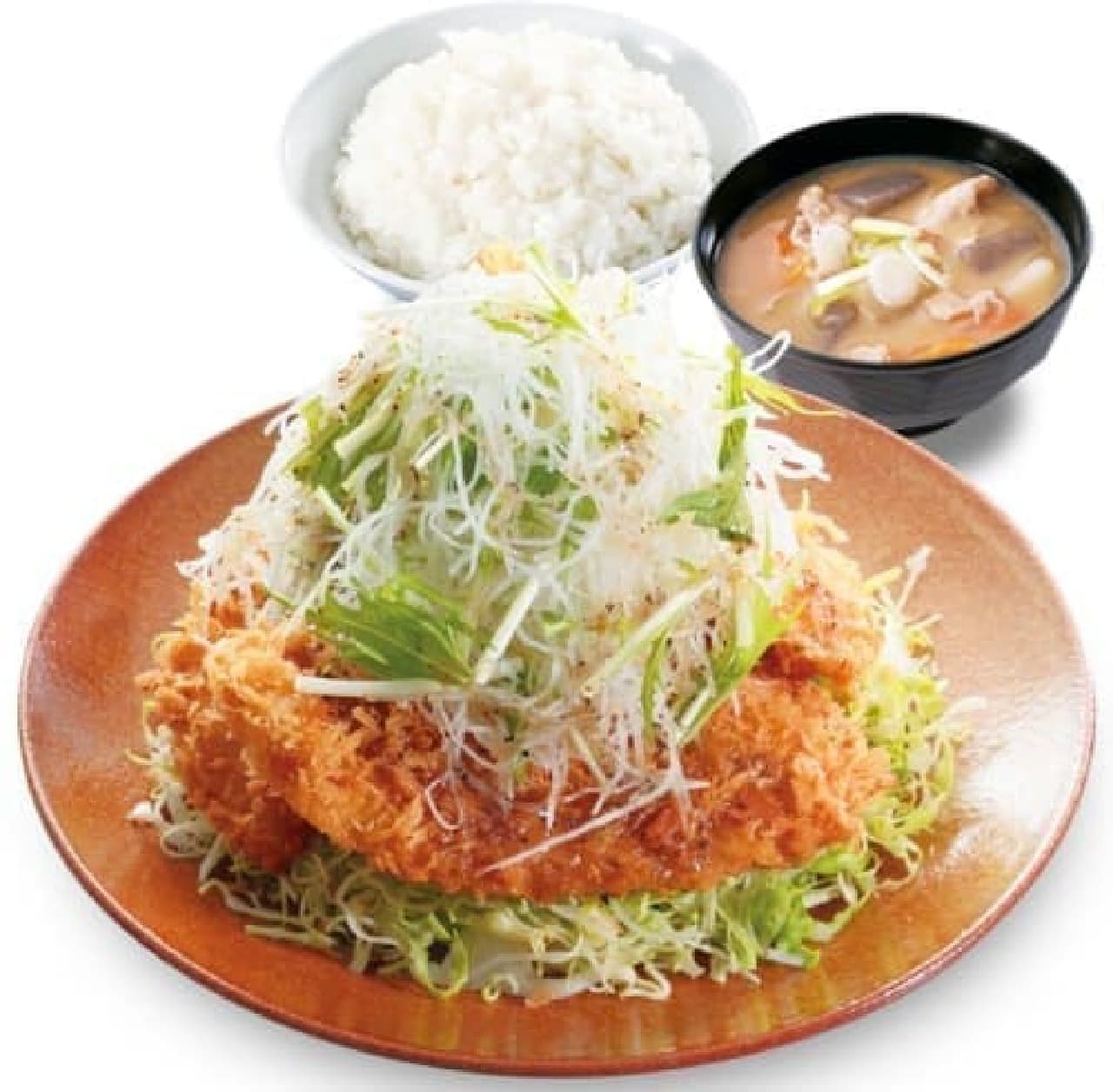 Katsuya "Chicken cutlet set meal with vegetables"