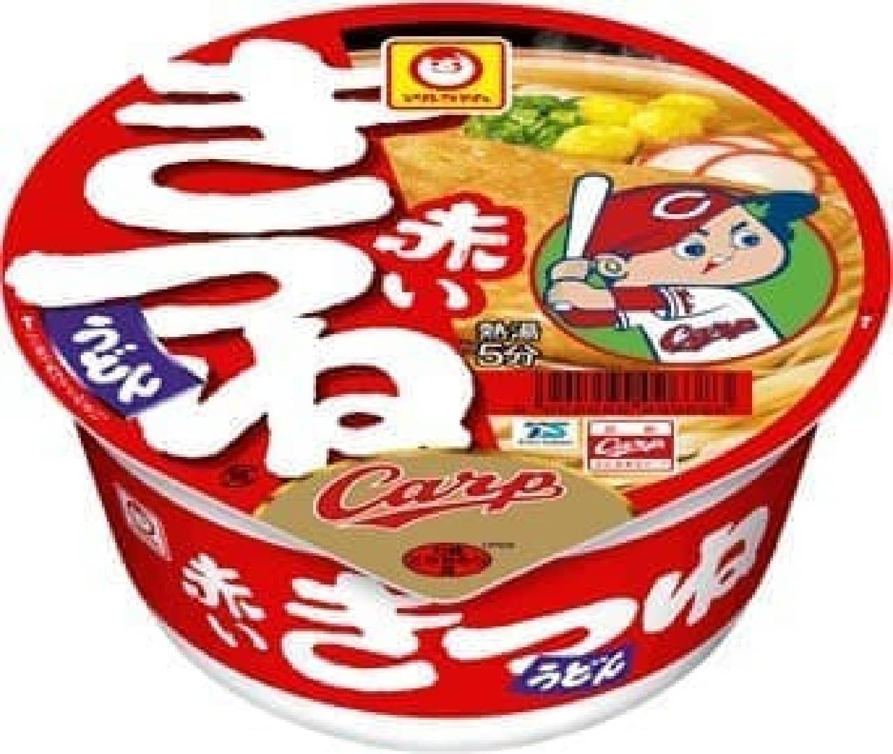 Maru-chan Red Kitsune Udon Carp Support Cup