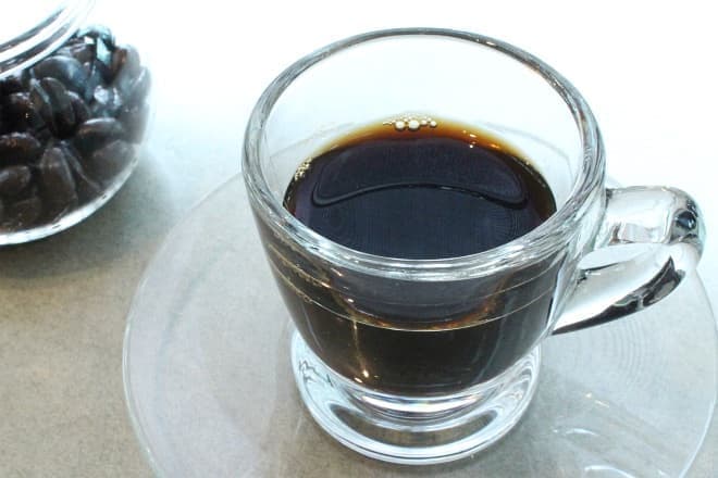 「ワンダ 極 “深煎りの極み”体験イベント」のコーヒー