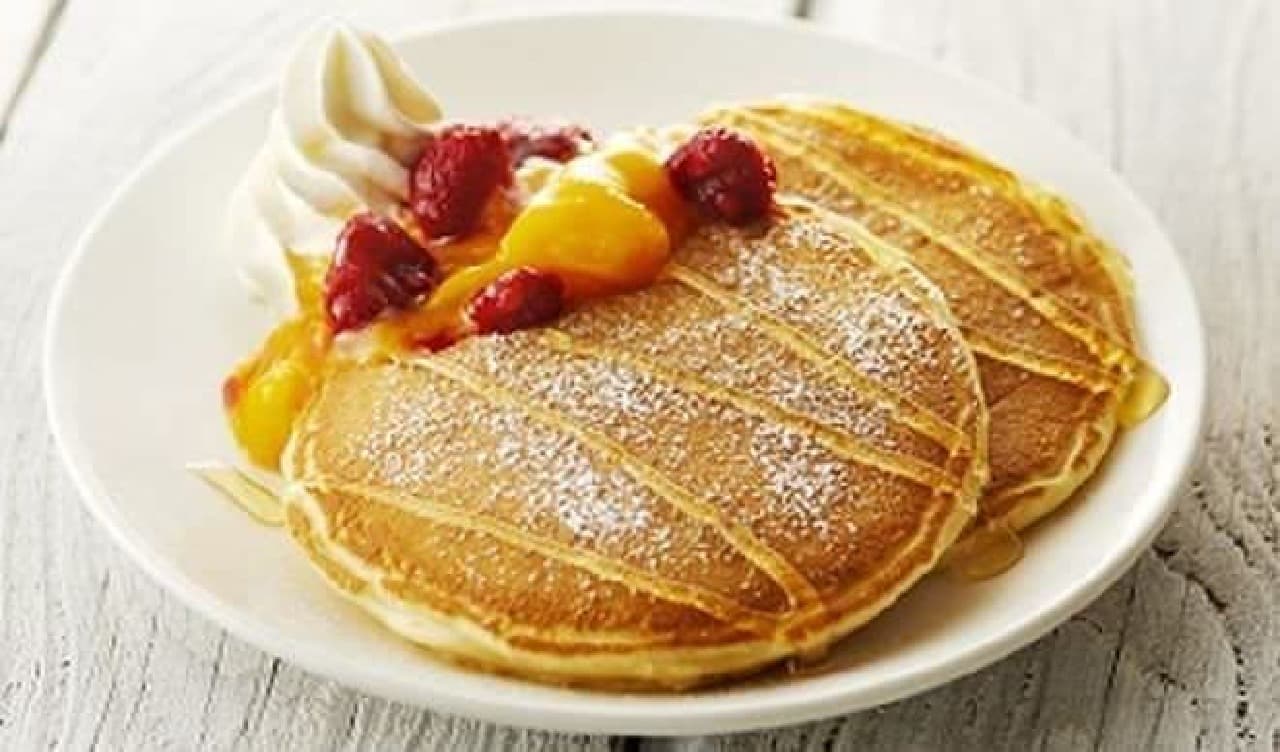 "Classic Pancake Raspberry Mango" is the second version of "Classic Pancake"