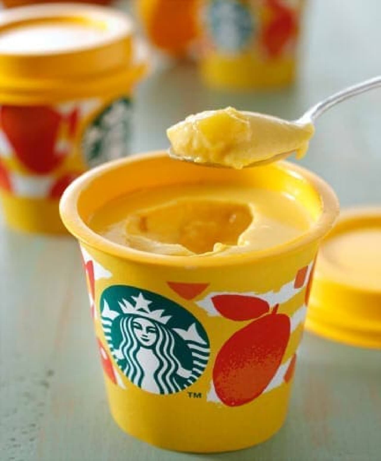 Starbucks mango pudding