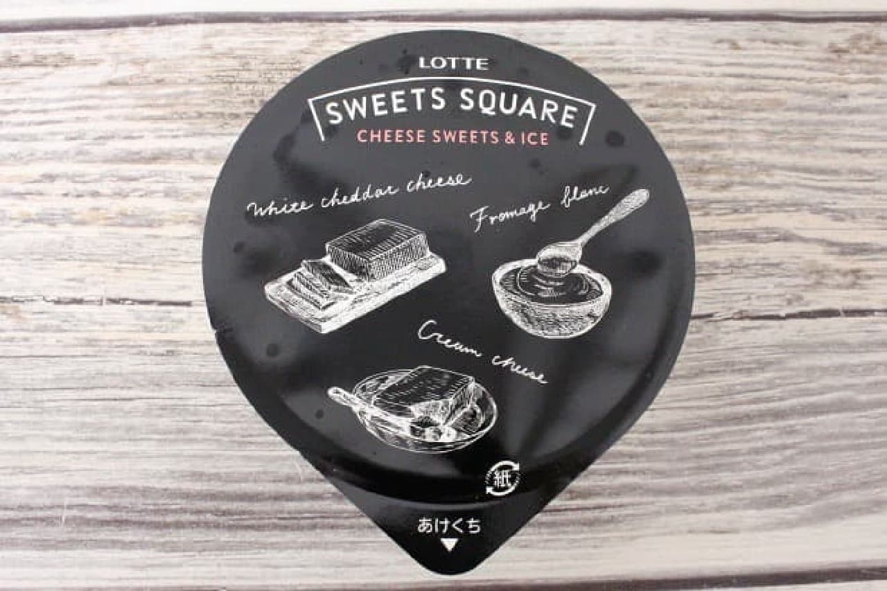 Lotte Ice "SWEETS SQUARE White and fluffy creamy melted fromage ice cream"