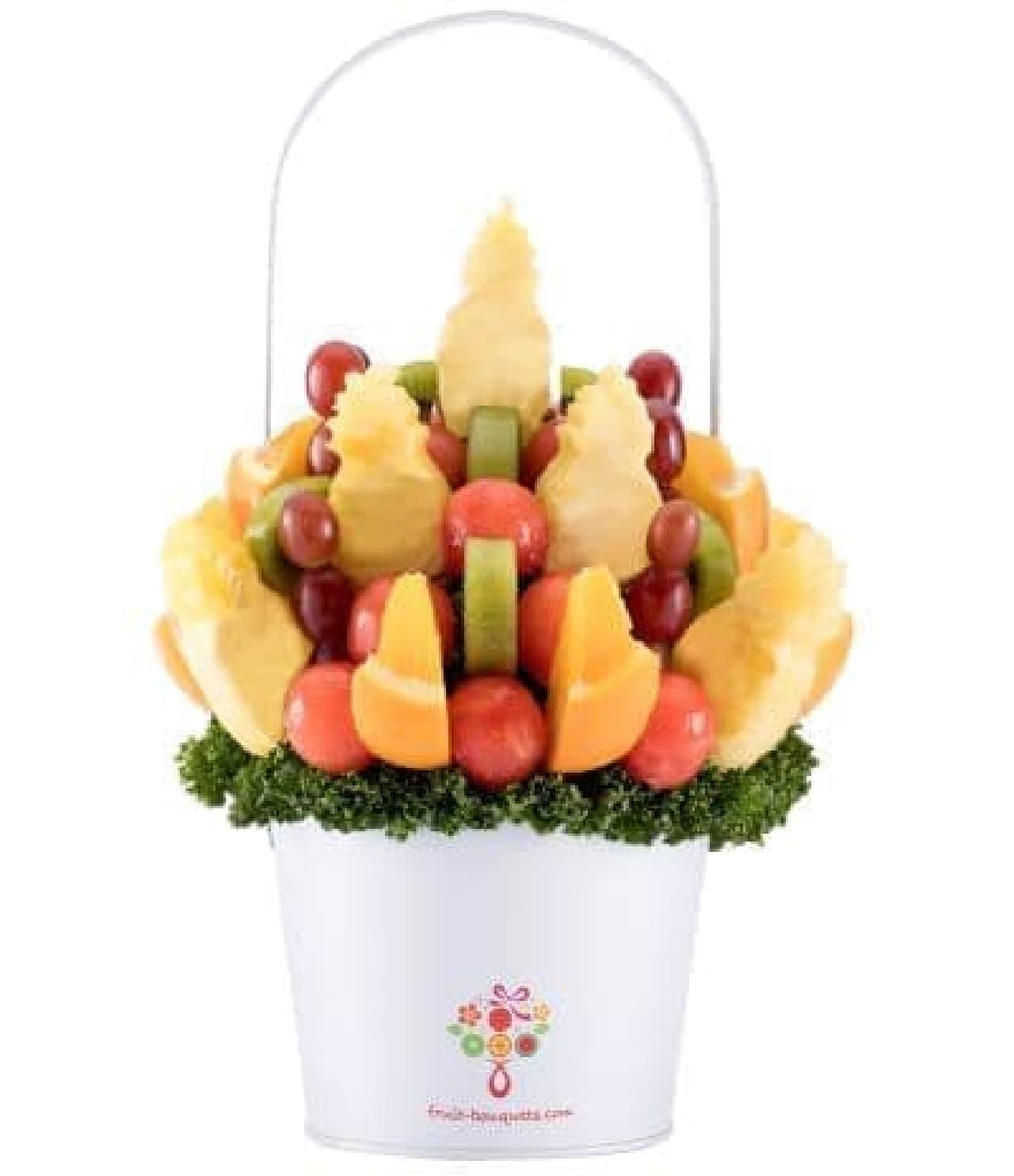 "Tropic" is a fruit bouquet with an arrangement of summer fruits.