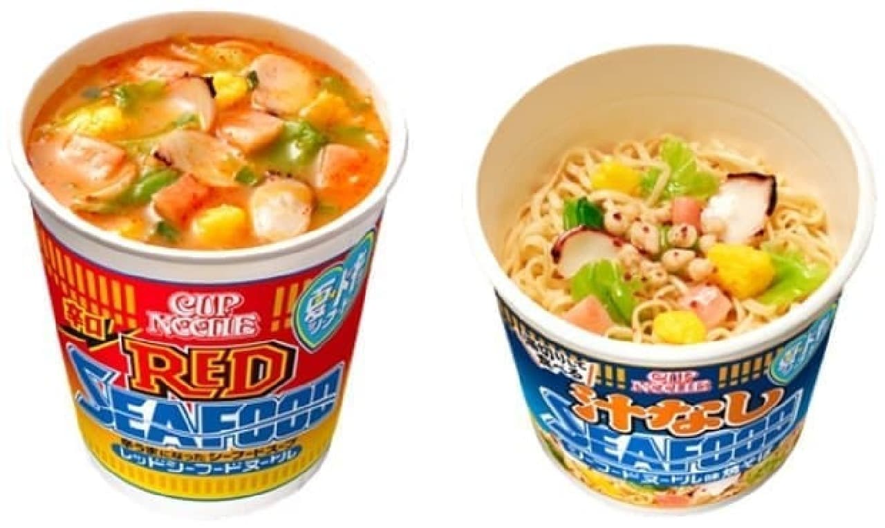 "Cup Noodle Red Seafood Noodle" "Seafood without Soup"