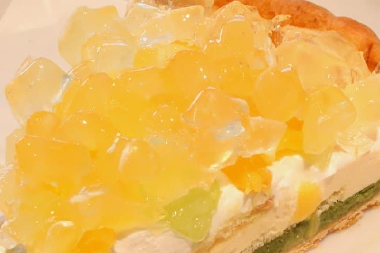 Kirfebon Aoyama Limited "Uji Matcha Pudding and Fruit Jelly Tart"