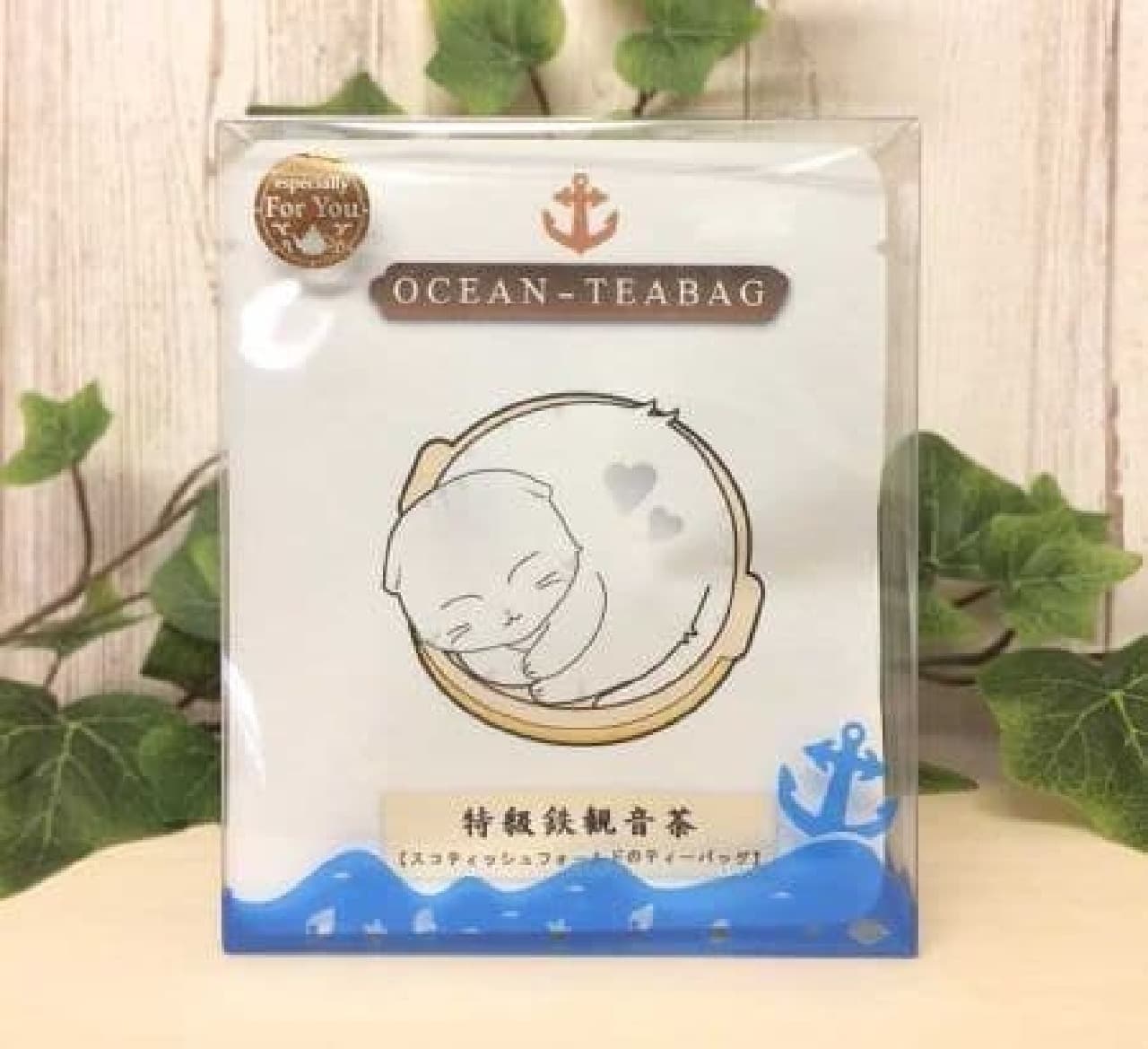 "Scottish Fold Tea Bag (Special Grade Tieguanyin)" is a tea bag designed with Scottish Fold to sleep comfortably.