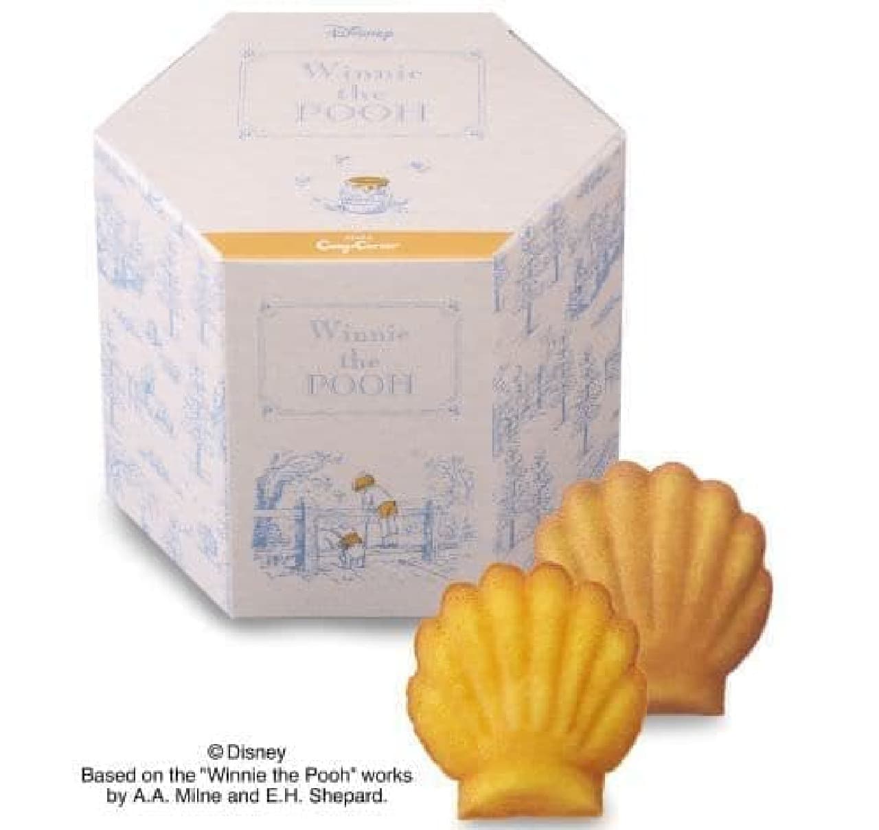 At each Cozy Corner store (excluding some stores), 3 sweets gifts with the motif of "Winnie the Pooh" will be on sale.