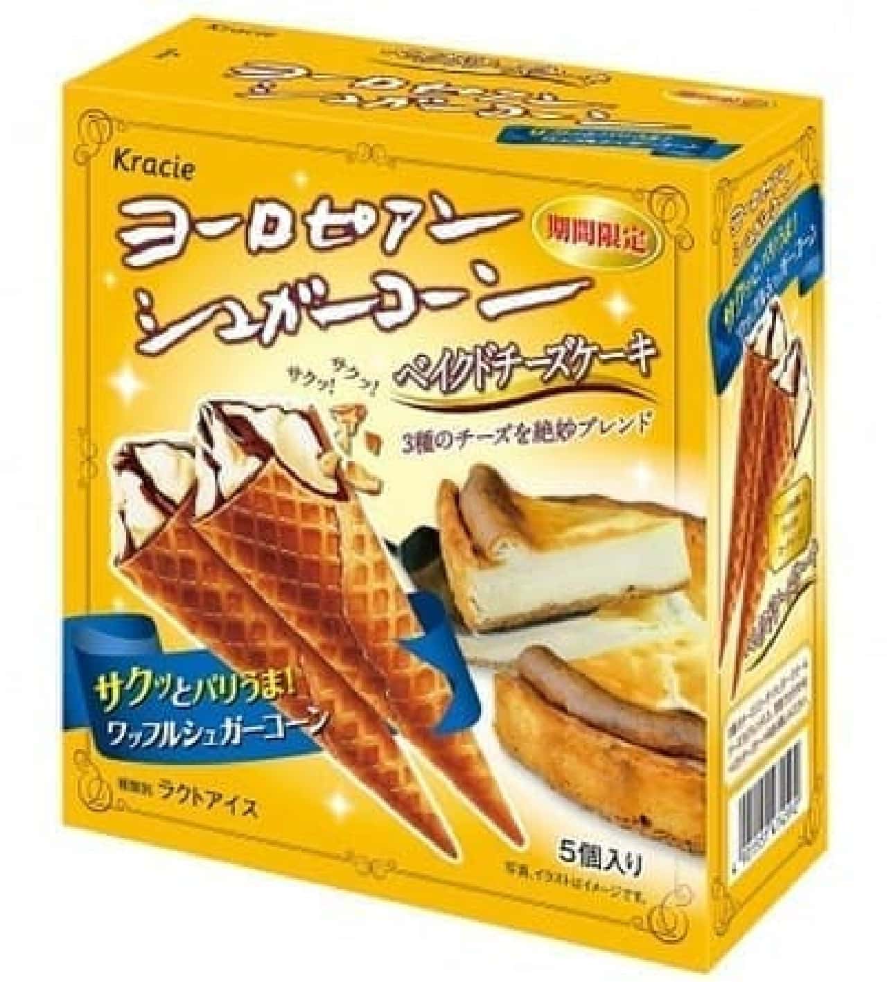 Kracie Foods "European Sugar Corn Baked Cheesecake"