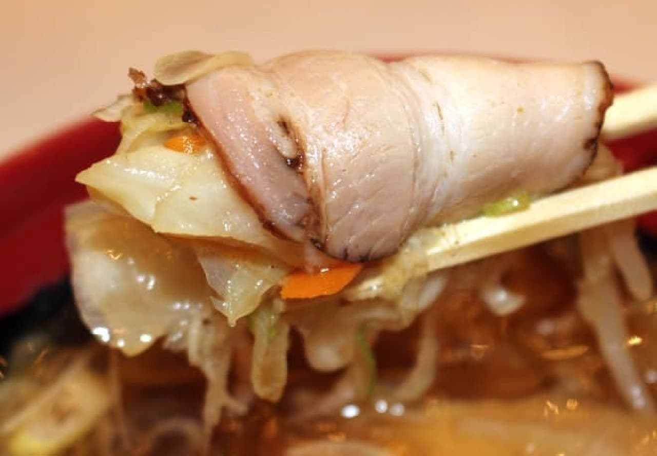 くら寿司「7種の魚介らーめん 麺抜き 醤油」