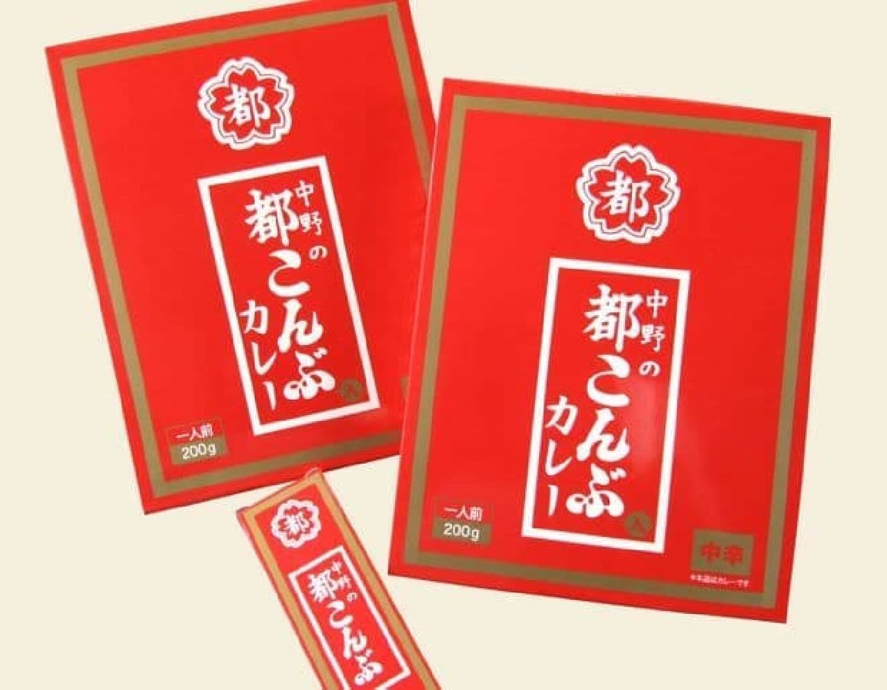 "Miyako Konbu Curry (Medium Spicy)" is a curry that uses the long-selling snack "Miyako Konbu".