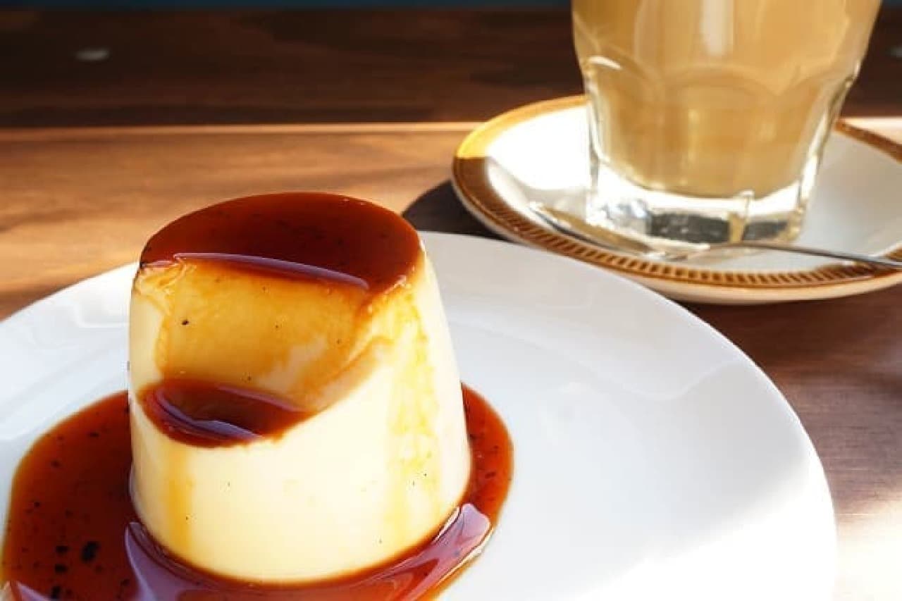 Okusawa Factory Coffee and Bake's Pudding and Latte