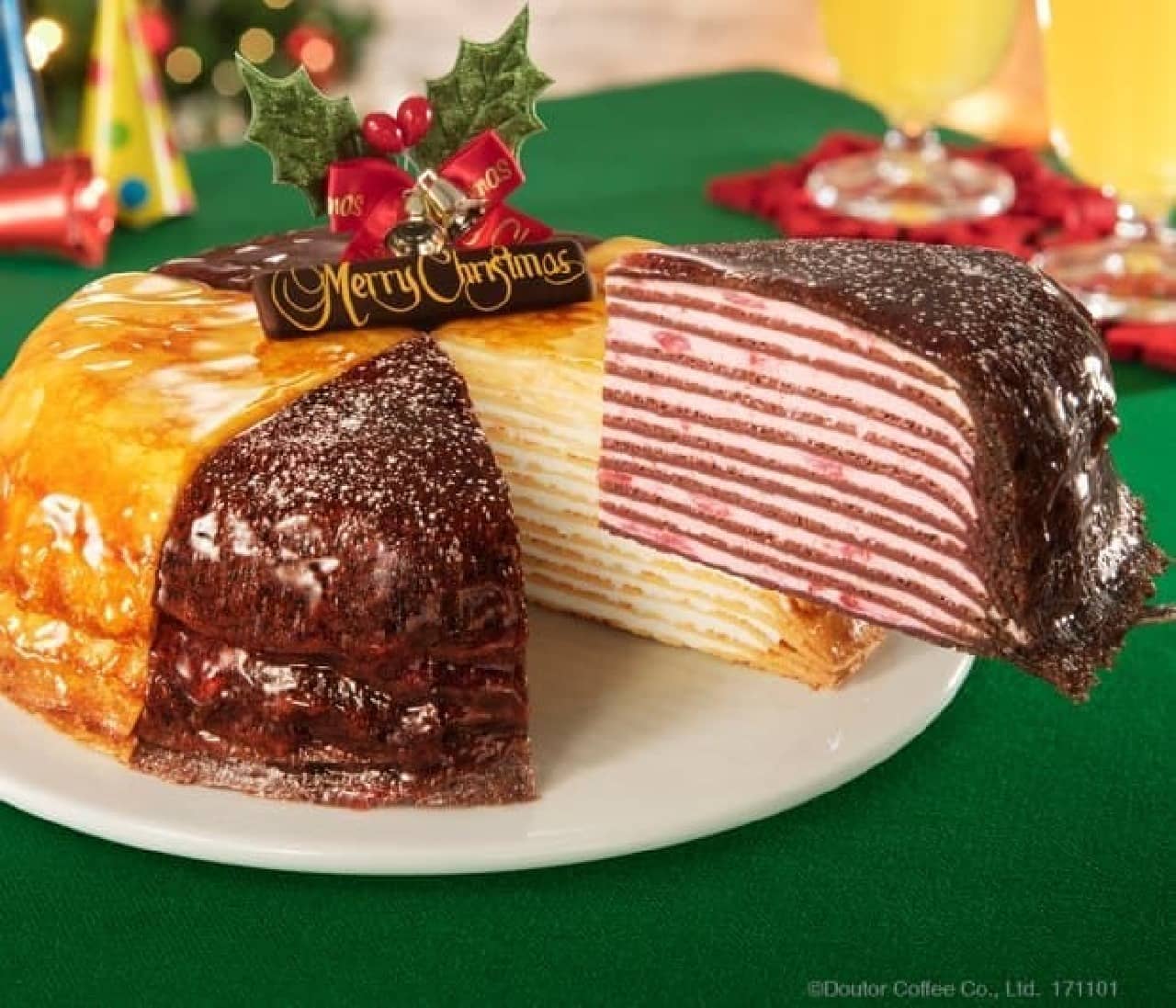 Triple Chocolate Crepe Cake (Slice) - JUNANDUS