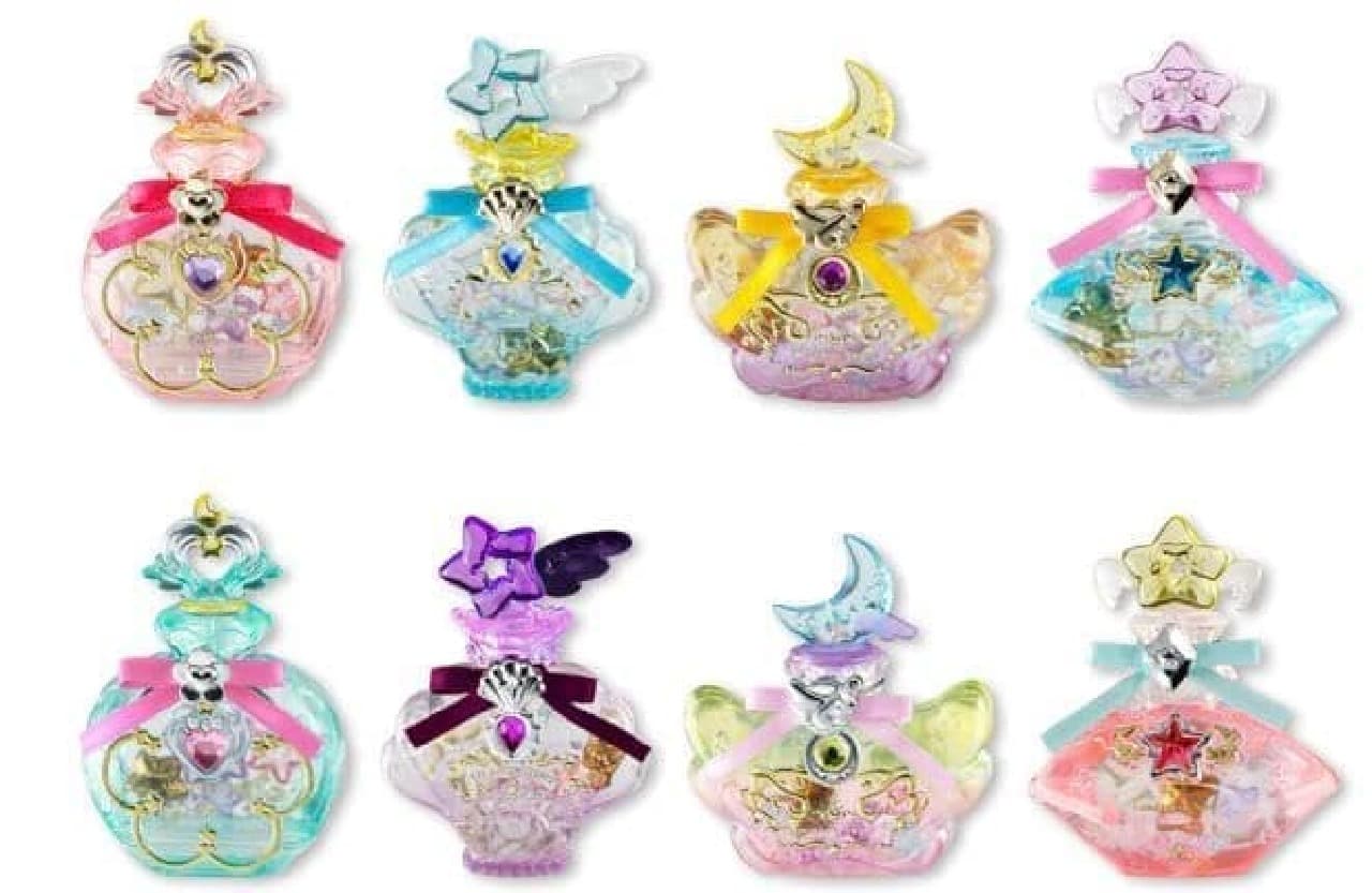 "Hoshi no Kobin" is a small bottle of candy toys that is colorful and contains "Hoshi no Shizuku" of various sizes.