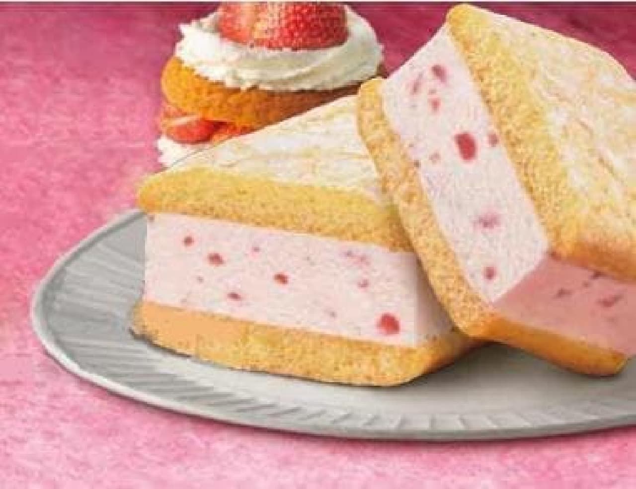 “苺ショートケーキ”みたいなアイス！