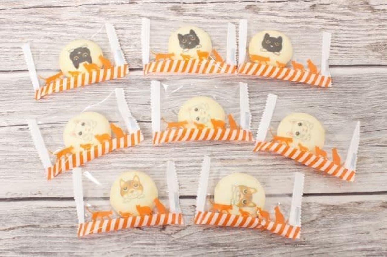 「東京クッキーズ（チョコ味）」は、猫のイラストがプリントされたチョコレートフレーバーのクッキー
