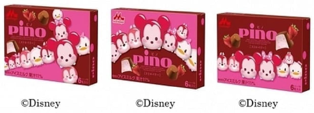 Morinaga Milk Industry "Pino Strawberry (Disney Design Package)"