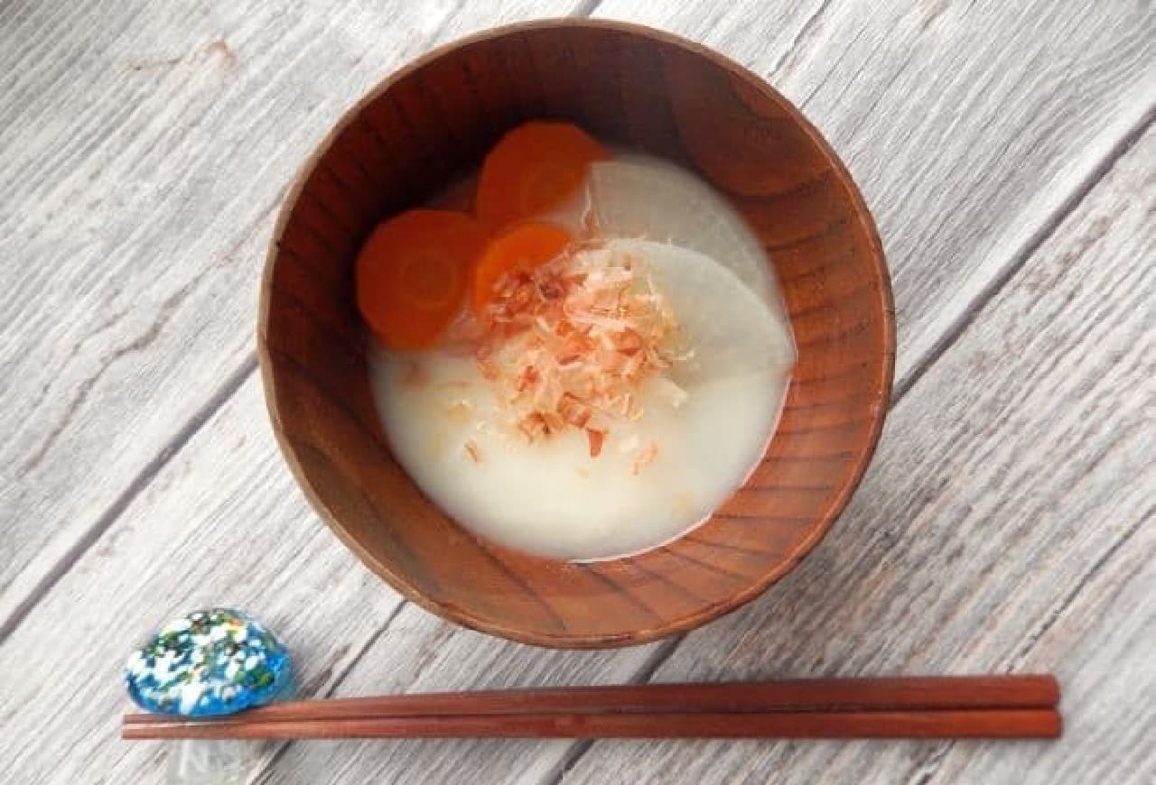 "Kyoto-style ozoni" with white miso