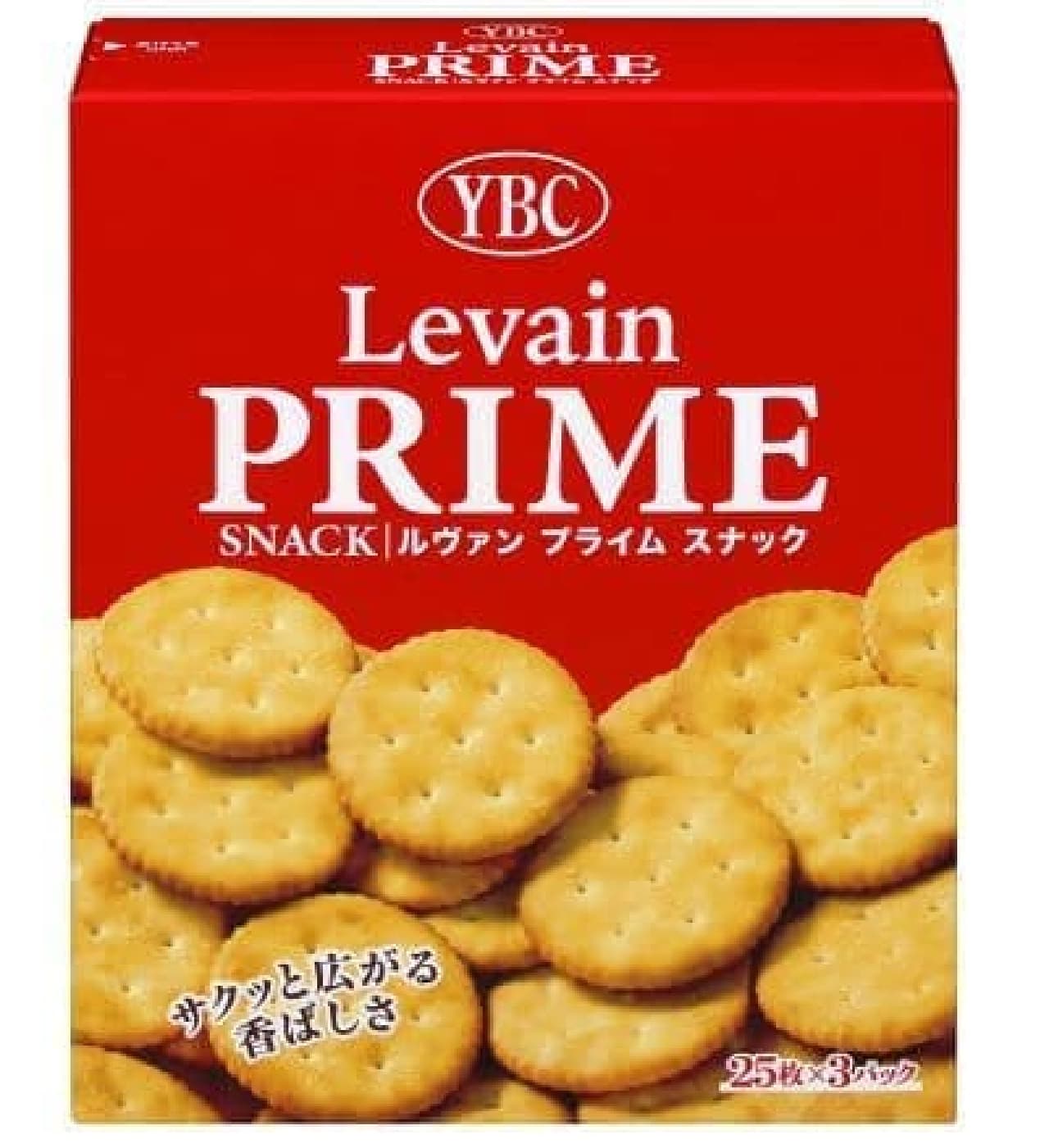 "Luvin Prime Snack" is a cracker that you can enjoy a pleasant texture