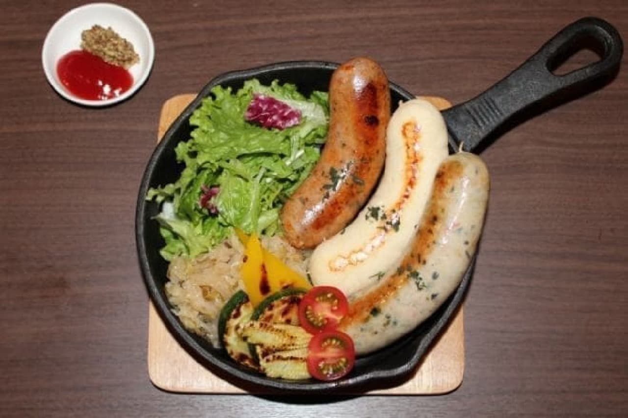 Homemade sausage from the hideaway bistro "Lupon" in Nishiogikubo, Tokyo