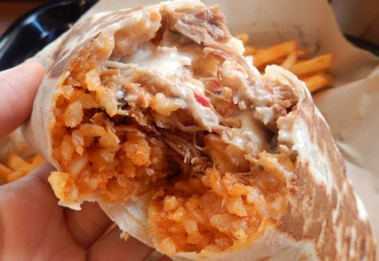 Taco Bell "Cheese Core Burrito Combo"