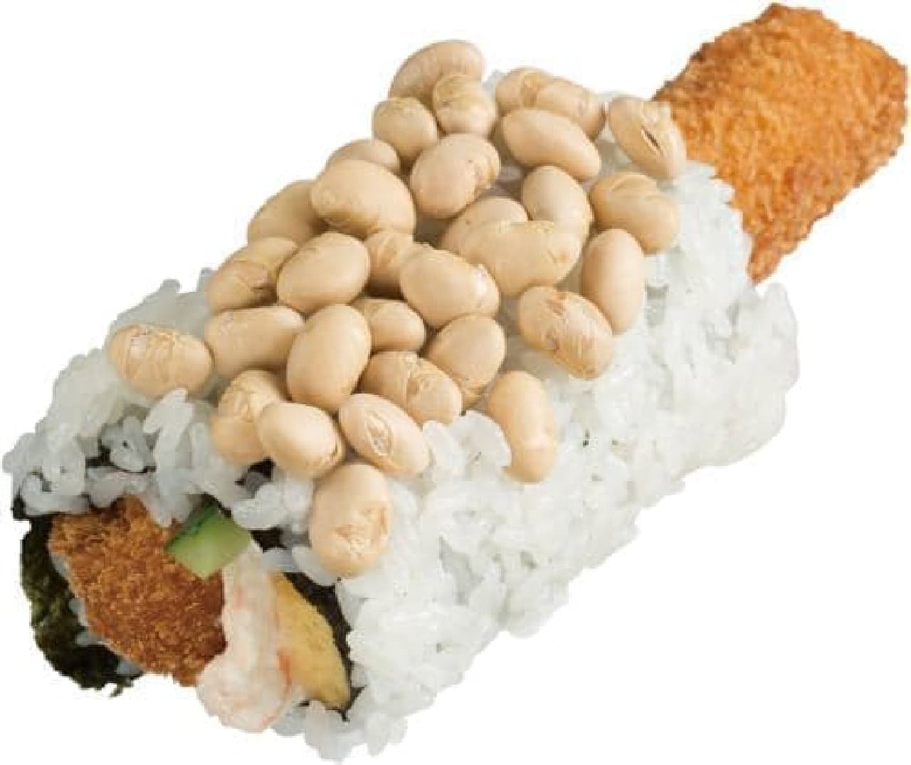 Sushiro "Oni ni Kinbo Shrimp Cutlet Roll"