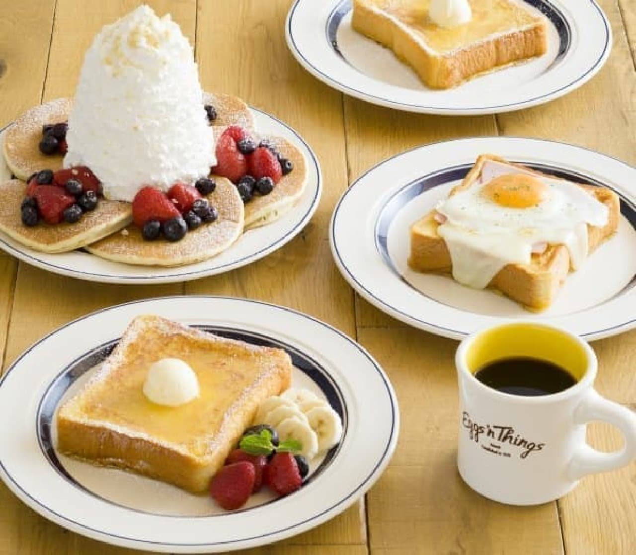 Eggs'n Things introduces a total of 27 new menu items to commemorate the 8th anniversary of Japan's landing