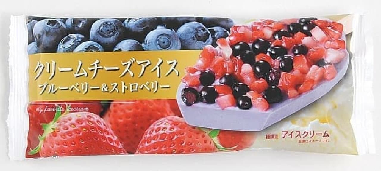 Ministop "Cream Cheese Ice Blueberry & Strawberry"