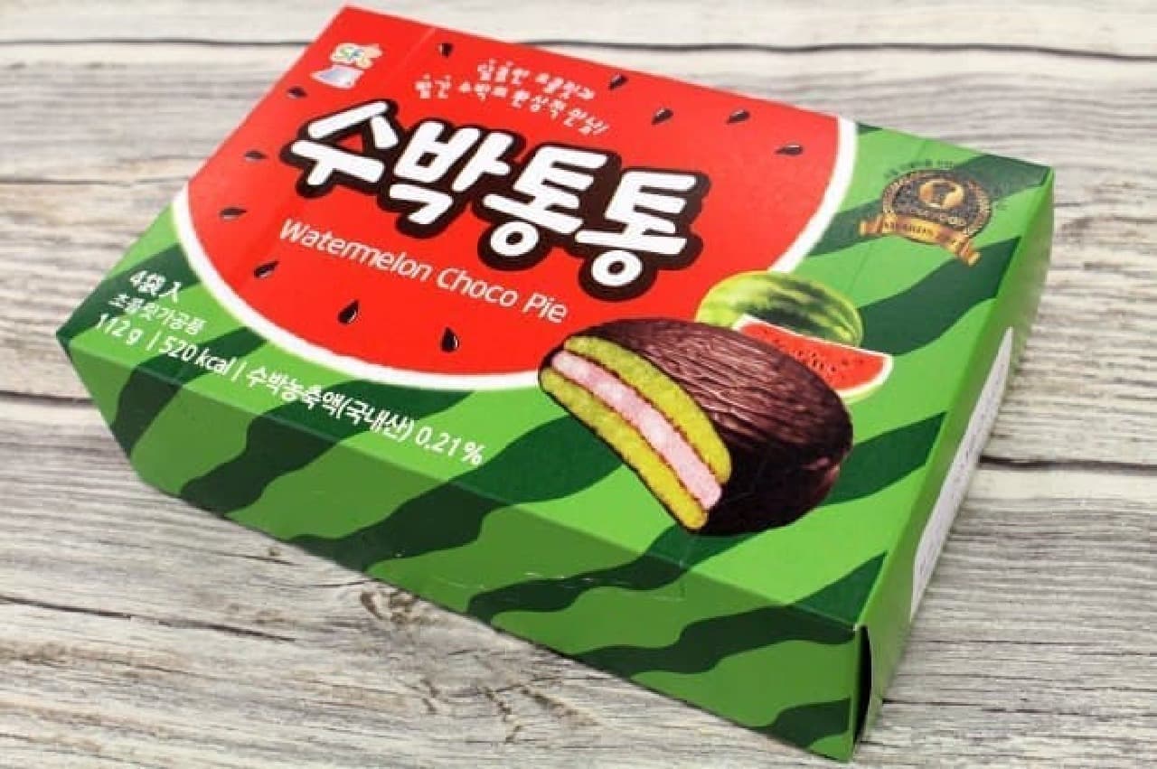 カルディで韓国の人気菓子 スイカチョコパイ を発見 チョコ スイカってどうなの 食べてみた えん食べ